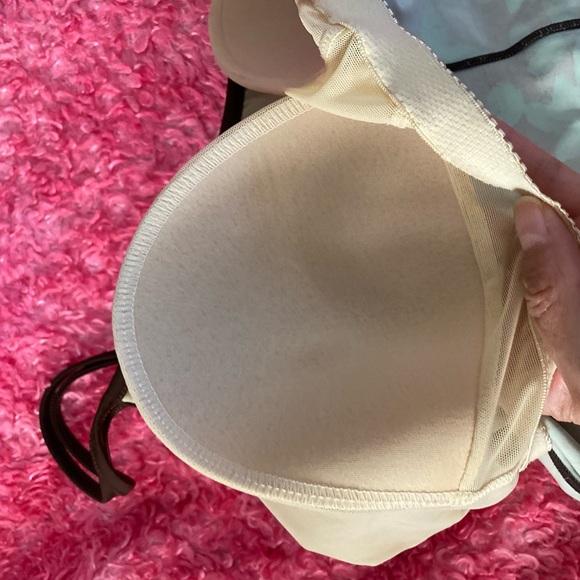 Vintage Floral green brown tankini size 14 padded - Picture 10 of 14